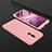 Custodia Plastica Rigida Cover Opaca Fronte e Retro 360 Gradi per Huawei G10 Oro Rosa