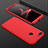 Custodia Plastica Rigida Cover Opaca Fronte e Retro 360 Gradi per Huawei Honor 9 Lite Rosso