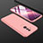 Custodia Plastica Rigida Cover Opaca Fronte e Retro 360 Gradi per Huawei Mate 20 Lite Oro Rosa