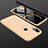 Custodia Plastica Rigida Cover Opaca Fronte e Retro 360 Gradi per Huawei Nova 3i Oro