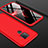 Custodia Plastica Rigida Cover Opaca Fronte e Retro 360 Gradi per Huawei Nova 5z Rosso