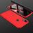 Custodia Plastica Rigida Cover Opaca Fronte e Retro 360 Gradi per Huawei P Smart+ Plus Rosso