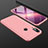 Custodia Plastica Rigida Cover Opaca Fronte e Retro 360 Gradi per Huawei P20 Lite Oro Rosa