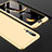 Custodia Plastica Rigida Cover Opaca Fronte e Retro 360 Gradi per Huawei P20 Pro Oro