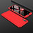 Custodia Plastica Rigida Cover Opaca Fronte e Retro 360 Gradi per Huawei P20 Rosso