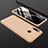 Custodia Plastica Rigida Cover Opaca Fronte e Retro 360 Gradi per Huawei P30 Lite New Edition Oro