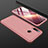 Custodia Plastica Rigida Cover Opaca Fronte e Retro 360 Gradi per Huawei P30 Lite Oro Rosa