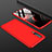 Custodia Plastica Rigida Cover Opaca Fronte e Retro 360 Gradi per Huawei P30 Rosso