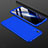 Custodia Plastica Rigida Cover Opaca Fronte e Retro 360 Gradi per Huawei Y6s Blu