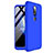 Custodia Plastica Rigida Cover Opaca Fronte e Retro 360 Gradi per Nokia 6.1 Plus Blu
