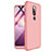 Custodia Plastica Rigida Cover Opaca Fronte e Retro 360 Gradi per Nokia 6.1 Plus Oro Rosa