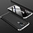 Custodia Plastica Rigida Cover Opaca Fronte e Retro 360 Gradi per Nokia 7.1 Plus Argento