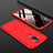 Custodia Plastica Rigida Cover Opaca Fronte e Retro 360 Gradi per Nokia 7.1 Plus Rosso