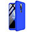 Custodia Plastica Rigida Cover Opaca Fronte e Retro 360 Gradi per Nokia X6 Blu