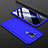 Custodia Plastica Rigida Cover Opaca Fronte e Retro 360 Gradi per Nokia X7 Blu