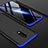 Custodia Plastica Rigida Cover Opaca Fronte e Retro 360 Gradi per OnePlus 7 Blu e Nero