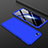 Custodia Plastica Rigida Cover Opaca Fronte e Retro 360 Gradi per Oppo A3 Blu