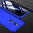 Custodia Plastica Rigida Cover Opaca Fronte e Retro 360 Gradi per Oppo A9X Blu