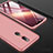 Custodia Plastica Rigida Cover Opaca Fronte e Retro 360 Gradi per Oppo A9X Oro Rosa