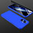 Custodia Plastica Rigida Cover Opaca Fronte e Retro 360 Gradi per Oppo F21 Pro 5G Blu