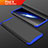 Custodia Plastica Rigida Cover Opaca Fronte e Retro 360 Gradi per Oppo Find X Super Flash Edition Blu e Nero
