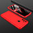 Custodia Plastica Rigida Cover Opaca Fronte e Retro 360 Gradi per Realme C3 Rosso