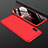 Custodia Plastica Rigida Cover Opaca Fronte e Retro 360 Gradi per Samsung Galaxy A50 Rosso
