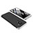Custodia Plastica Rigida Cover Opaca Fronte e Retro 360 Gradi per Samsung Galaxy A6 Plus Argento