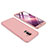 Custodia Plastica Rigida Cover Opaca Fronte e Retro 360 Gradi per Samsung Galaxy A6 Plus Rosa