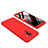 Custodia Plastica Rigida Cover Opaca Fronte e Retro 360 Gradi per Samsung Galaxy A6 Plus Rosso