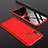 Custodia Plastica Rigida Cover Opaca Fronte e Retro 360 Gradi per Samsung Galaxy A60 Rosso