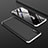 Custodia Plastica Rigida Cover Opaca Fronte e Retro 360 Gradi per Samsung Galaxy A70 Argento