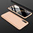 Custodia Plastica Rigida Cover Opaca Fronte e Retro 360 Gradi per Samsung Galaxy A70S Oro