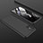 Custodia Plastica Rigida Cover Opaca Fronte e Retro 360 Gradi per Samsung Galaxy A71 5G Nero