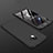 Custodia Plastica Rigida Cover Opaca Fronte e Retro 360 Gradi per Samsung Galaxy Grand Prime Pro (2018) Nero