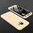 Custodia Plastica Rigida Cover Opaca Fronte e Retro 360 Gradi per Samsung Galaxy J2 Pro (2018) J250F Oro