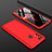 Custodia Plastica Rigida Cover Opaca Fronte e Retro 360 Gradi per Samsung Galaxy M21s Rosso