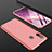 Custodia Plastica Rigida Cover Opaca Fronte e Retro 360 Gradi per Samsung Galaxy M40 Oro Rosa