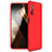 Custodia Plastica Rigida Cover Opaca Fronte e Retro 360 Gradi per Samsung Galaxy M52 5G Rosso