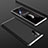 Custodia Plastica Rigida Cover Opaca Fronte e Retro 360 Gradi per Samsung Galaxy Note 10 Plus Argento e Nero