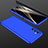 Custodia Plastica Rigida Cover Opaca Fronte e Retro 360 Gradi per Samsung Galaxy Quantum2 5G Blu