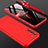 Custodia Plastica Rigida Cover Opaca Fronte e Retro 360 Gradi per Samsung Galaxy S21 5G Rosso