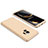 Custodia Plastica Rigida Cover Opaca Fronte e Retro 360 Gradi per Samsung Galaxy S9 Oro