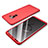 Custodia Plastica Rigida Cover Opaca Fronte e Retro 360 Gradi per Samsung Galaxy S9 Plus Rosso