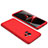 Custodia Plastica Rigida Cover Opaca Fronte e Retro 360 Gradi per Samsung Galaxy S9 Rosso