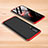 Custodia Plastica Rigida Cover Opaca Fronte e Retro 360 Gradi per Xiaomi Mi 9 Rosso e Nero