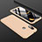 Custodia Plastica Rigida Cover Opaca Fronte e Retro 360 Gradi per Xiaomi Mi A2 Lite Oro