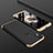 Custodia Plastica Rigida Cover Opaca Fronte e Retro 360 Gradi per Xiaomi Mi A2 Oro e Nero