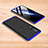 Custodia Plastica Rigida Cover Opaca Fronte e Retro 360 Gradi per Xiaomi Mi A3 Lite Blu e Nero