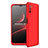 Custodia Plastica Rigida Cover Opaca Fronte e Retro 360 Gradi per Xiaomi Poco M3 Rosso